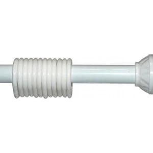 Banyo Perde Askısı, Banyo Borusu 120 - 200CM Beyaz