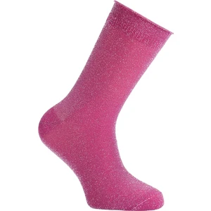 Unlimited Legwear Pembe Simli Ince Soket Çorap