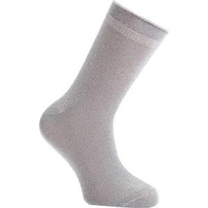 Unlimited Legwear Gri Simli Ince Soket Çorap