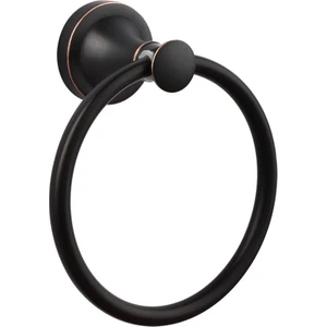 Daire Havluluk Linos Fırçalanmış Siyah