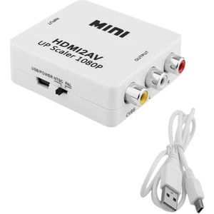 HDMI To Rca Tos Av Çevirici Dönüştürücü Tüplü Tv Av Video Adaptör