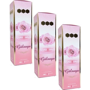 Alkolsüz Gül Suyu 400 ml x 3