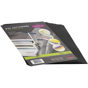 A4 500 Micron Pp Cilt Kapağı 50'li Siyah