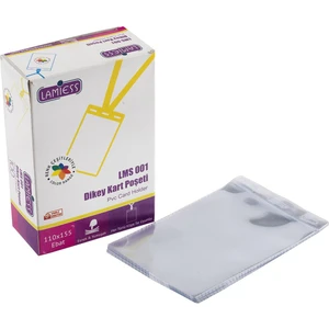 Lms 001 Dikey Pvc Kart Poşeti 110X155 mm