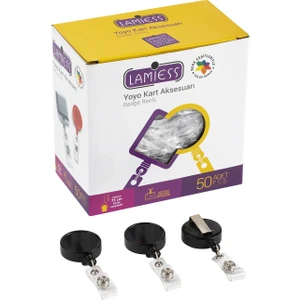 Lms 328 Yuvarlak Büyük Yoyo Siyah  50'li