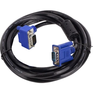 VGA 15 Pin Erkek Erkek 90 Derce L Tipi Kablo 3m