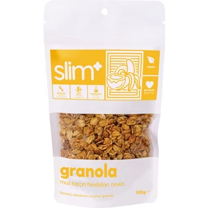 Muz Tarçın Hindistan Cevizi Glutensiz Ilave Şekersiz Vegan Granola 100gr