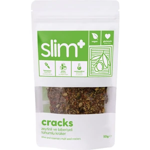 Zeytin Biberiyeli Glutensiz Vegan Tohum Kraker Cracks 50gr