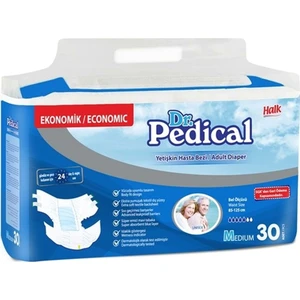 Dr. Pedical Hasta Bezi Bağlamalı Medium 30 Adet