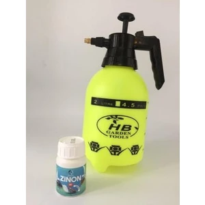 Ghazal Trade Hb Mekanik El Pompası 2 Lt  + 50 ml Zinon Sc 10 Kokusuz  [tüm Haşereler Için Kullanılabilir]