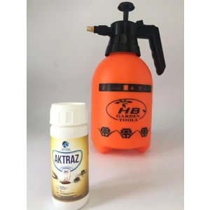 Ghazal Trade Hamam Böceği ve Tüm Haşerelere Etkili Aktraz Ec Kokulu Ilaç 100 ml + Hb Mekanik El Pompası 2 Lt