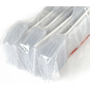 Lüks Plastik Çatal 100LÜ