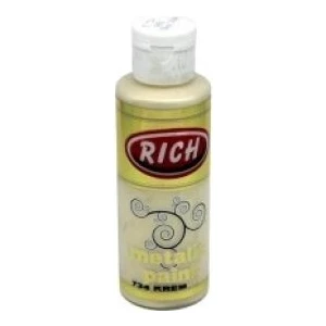 Tual Hobi Sanat Rich Multi Metalik 0734 Krem Rengi 120ML