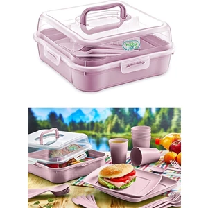 Hobby Life 32 Parça 6 Kişilik Çantalı Magic Piknik Seti