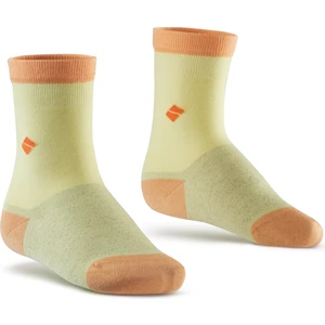 Koku Yapmayan Soket Kız Çocuk Sarı Turuncu Gümüş Çorap