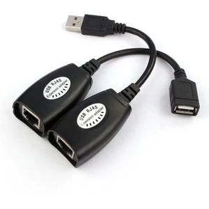 Mj Vision USB RJ45 Extension Adaptör USB Cat5 Cat6 USB Ethernetle Uzatma