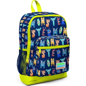 Coral High Kids Dört Bölmeli Lacivert Fosforlu Sarı 23726