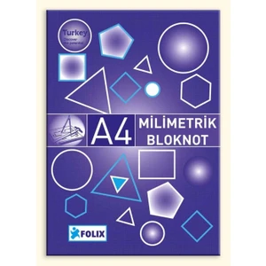 Milimetrik Teknik Resim Bloknot A4 Mavi 30 Yaprak