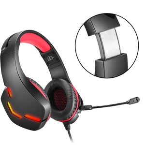 Mj Tech Jogger-Xpro Gaming Oyuncu Mikrofonlu Ledli Profesyonel Kulaklık - Ledli Oyuncu Kulaklığı