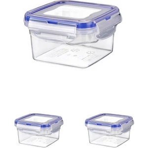 300 ml Sızdırmaz Kilitli Saklama Kabı - 3 Lü Set