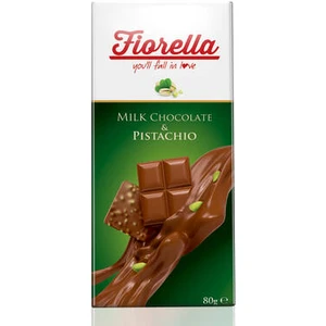 Fiorella Fıstıklı Tablet Çikolata 80  gr 1 Adet