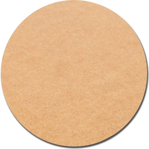 4 Adet 40 cm Çap 3 mm (2.7 Mm) Ham Mdf Duralit Daire Plaka Supla