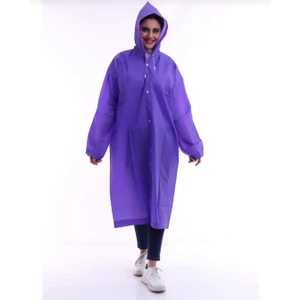 Kapüşonlu Çıtçıtlı Yağmurluk