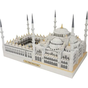 Dıy 3D Sultan Ahmet Camii, Türkiye Craft Kağıt Modeli Mimari Eğitim Oyuncaklar El Yapımı Yetişkin Yapboz Oyunu | Model Yapı Kitleri