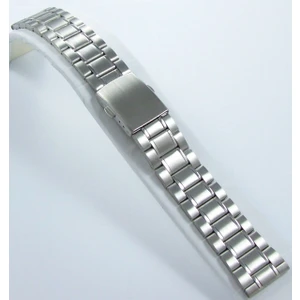 Çelik Saat Kordonu Yandan Kilitli Spor Metal Saat Kordonu 24MM Paslanmaz Parlak