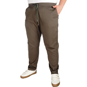 Büyük Beden Pantolon Keten Jogger Milano 21913 Haki