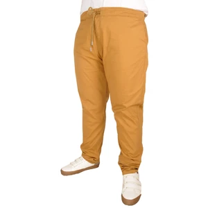 Büyük Beden Pantolon Keten Jogger Milano 21913 Taba