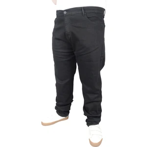 Büyük Beden Erkek Pantolon Kot Black 21920 Siyah