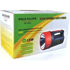Gold Silver GS-2621 Uzun Aramali LED Fener