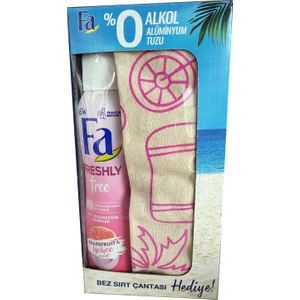 Deo Freshly Free Grapefruit&lychee 150ML + Bez Sırt Çantası Hed.