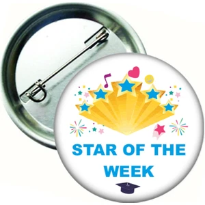 Hediye Panayırı 20 Adet  - Hediye Panayırı Star Of The Week Öğrenci Rozeti