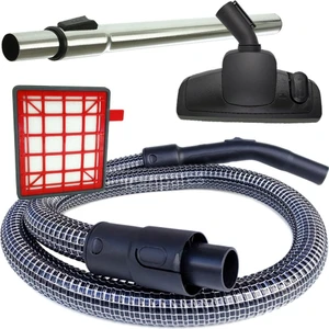 Icanpares Fakir Uyumlu Turbo Xl Veyron Basic Öko Elektrikli Süpürge Boru Emici Filtre Telli Hortum Seti