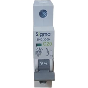 20A C/3KA W OTOMATİK SİGORTA SİGMA