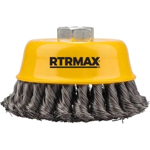 Çanak Tel Fırça Burgulu 80 mm RH22108 (Pas-Tortu-Boya Temizleme)