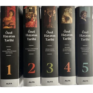 Özel Hayatın Tarihi (5 Cilt Takım) (Ciltli) - Georges Duby