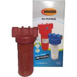 Kap 7inç Power Su Sayaç Filtresi 3/4''inç