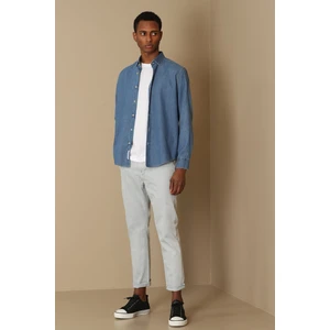 Helt Spor 5 Cep Erkek Pantolon Slim Fit Yeşil