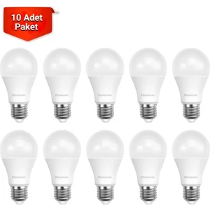 E27 LED Ampul 10,5W 1050LM 6500K Beyaz - 10'lu Paket