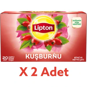 Kuşburnu Karışık Süzen Bardak Poşet Bitki Çayı 20LI x 2 Adet