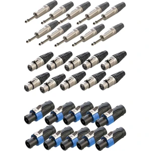 Connection Paket-4 Jak Xlr Speakon Konnektör Paketi