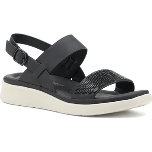 Nine West Deronna 2fx Siyah Kadın Comfort Sandalet