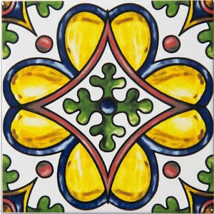 Can Seramik 10*10 cm Cç-55 Kütahya Çini Karo ( 5'li 1 Paket )