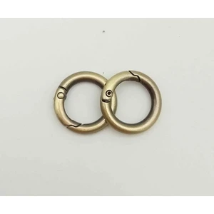 Angel Çanta Aksesuar Açık Antik  Mini Yaylı Halka 2'li