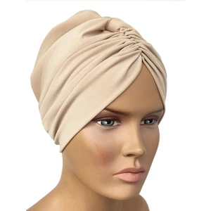 Bone Drape Model Hazır Türban Bej