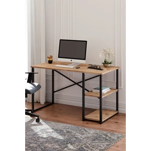 MSR Raflı Çalışma Masası - 60x120cm - Çam