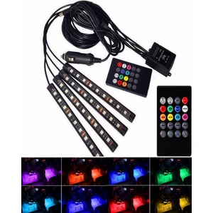 Car Accesorıes Araç Içi Ayak Altı LED Sese Duyarlı 9'lu - Rgb